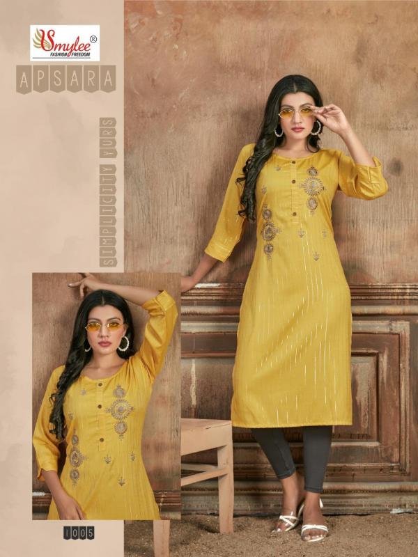 Smylee Apsara Fancy Rayon Embroidery Kurti 